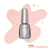 A close up view of Salon Perfect .05oz 1-Step Gel Bath Bubbles outside of retail unit carton packaging.